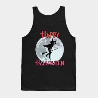 Happy Halloween - The Flying Witch Tank Top